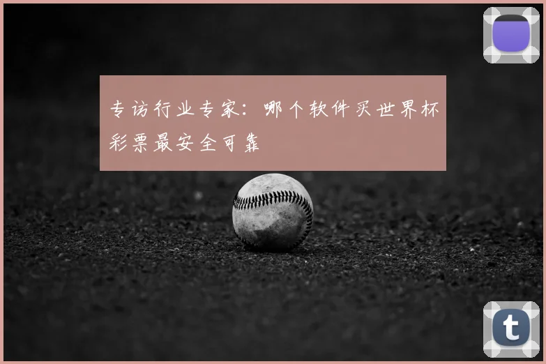 专访行业专家:哪个软件买世界杯彩票最安全可靠